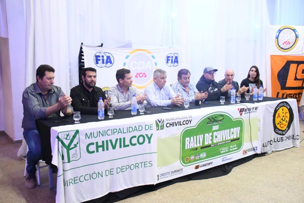 Chivilcoy: Britos presentó la 38° edición del Rally del distrito