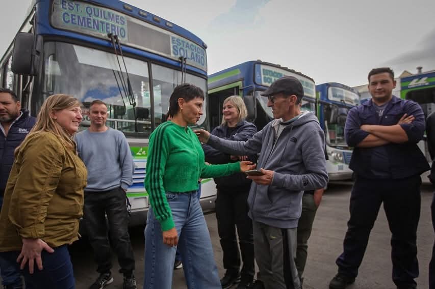 Quilmes: Mendoza presentó el nuevo recorrido de la línea 257 de Francisco Solano