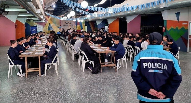 Azul: La Escuela de Policía Juan Vucetich realizó una nueva evaluación de aspirantes