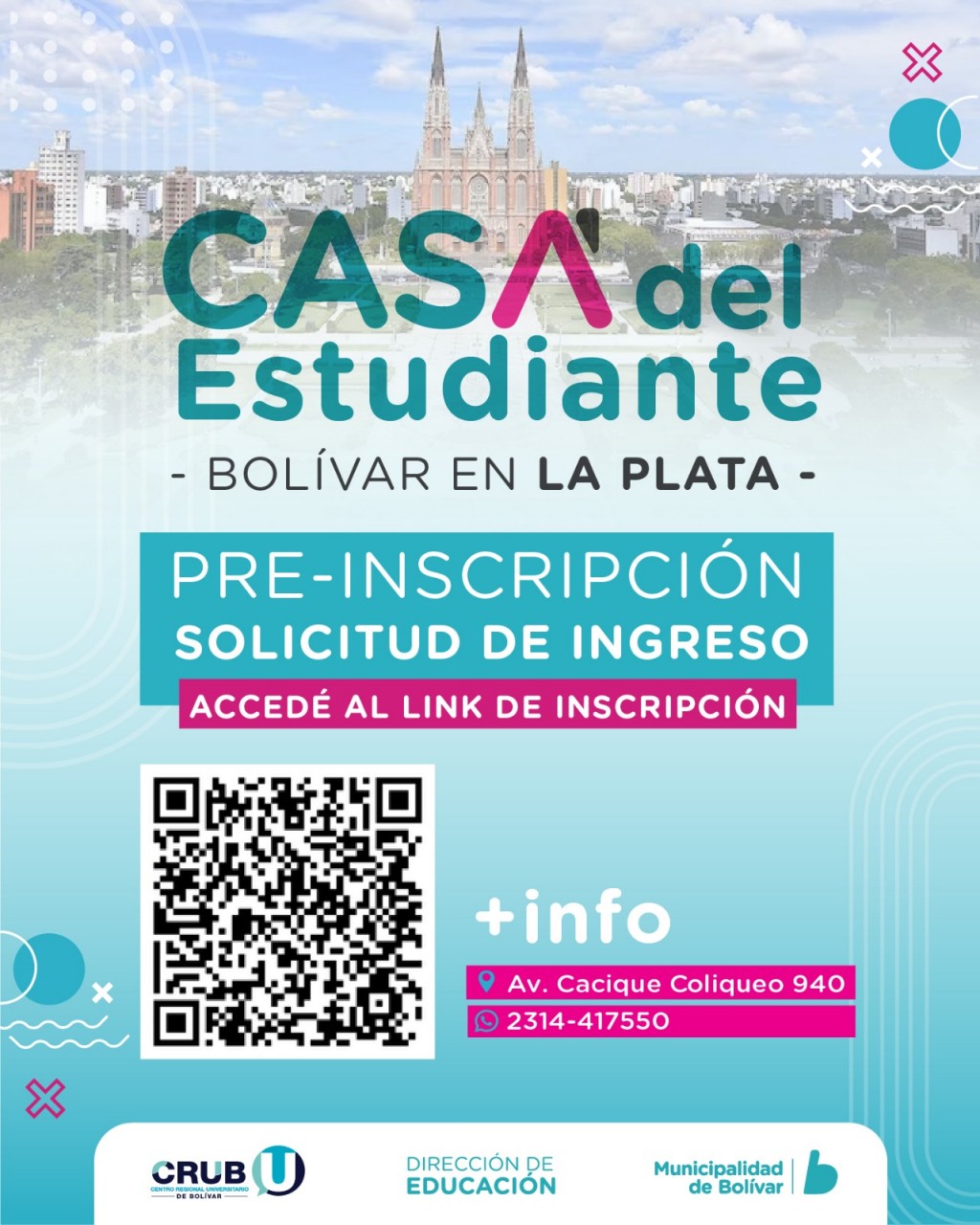 Bolívar: Se encuentra abierta las inscripciones a las casas de estudiantes en La Plata y CABA 
