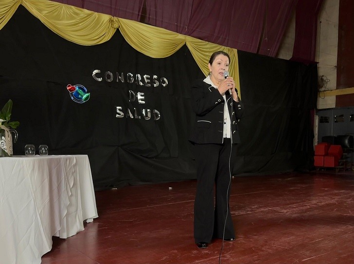 Pte. Perón: Cantero participó del congreso de salud y medio ambientes