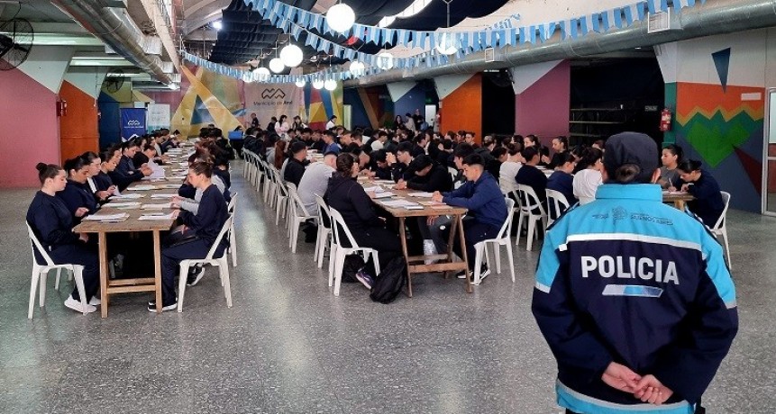 Azul: La Escuela de Policía Juan Vucetich realizó una nueva evaluación de aspirantes