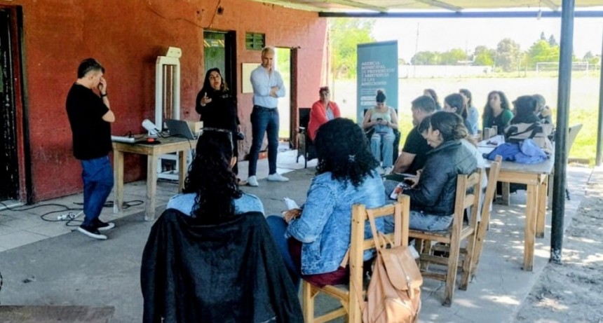 La Plata: La Municipalidad avanza en la prevención de adicciones con charlas y capacitaciones