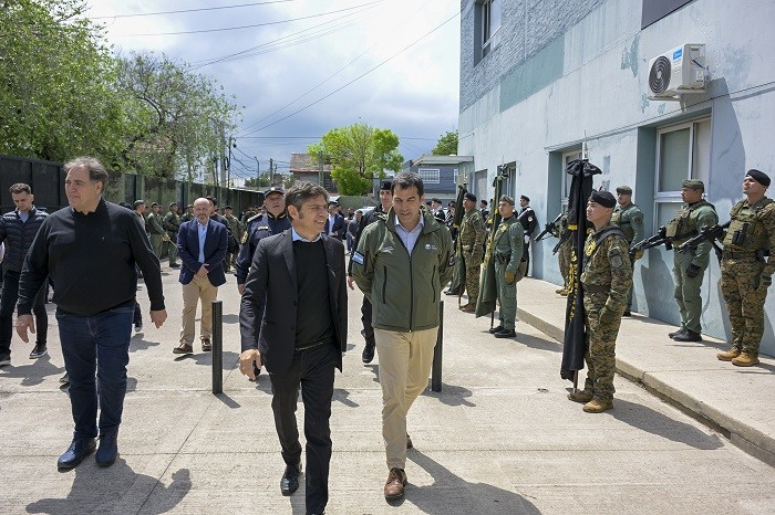 Kicillof recorri&oacute; la nueva base de la UTOI en San Isidro