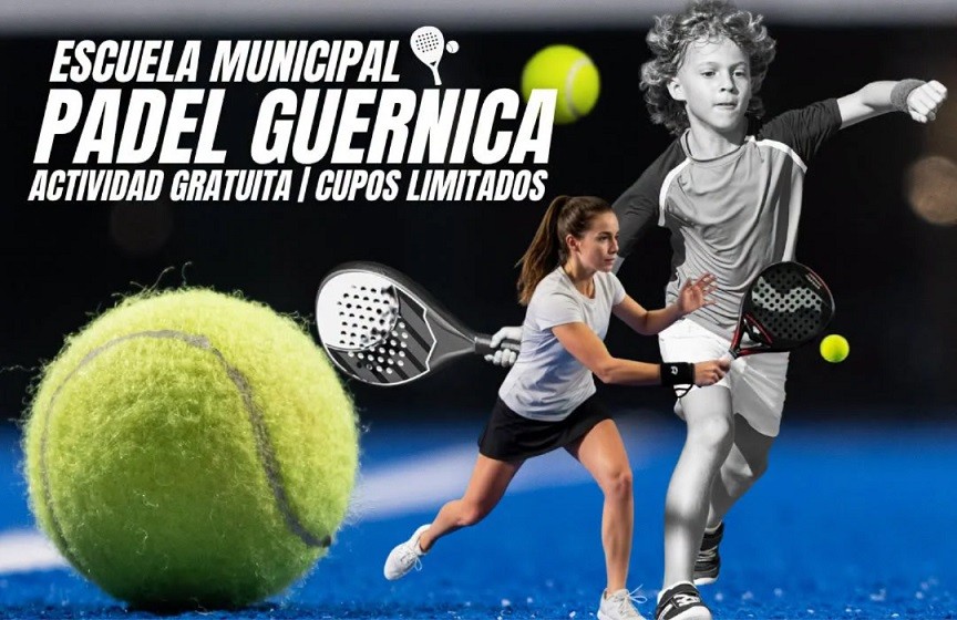 Pte. Per&oacute;n: Se inaugur&oacute; la primera Escuela Municipal de P&aacute;del de Guernica