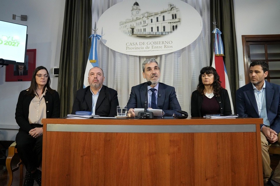 Entre R&iacute;os: El Ejecutivo provincial present&oacute; el proyecto de Presupuesto 2027 centrado en la inversi&oacute;n p&uacute;blica y el equilibrio fiscal