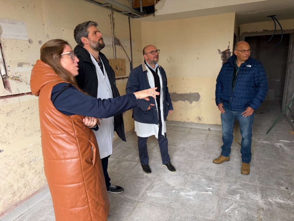 Balcarce: Avanza la obra de renovaci&oacute;n del primer piso del Hospital Municipal