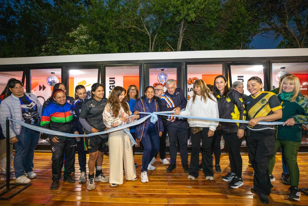 Berazategui: Se inaugur&oacute; un nuevo espacio de spinning gratuito en el distrito