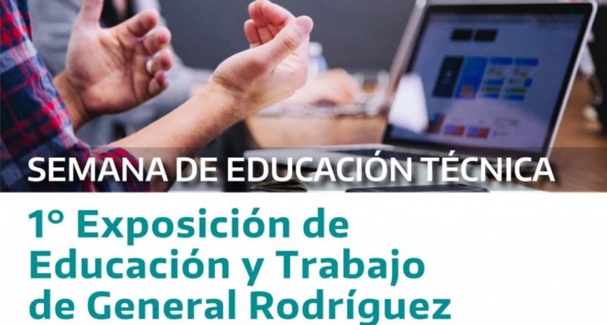 Gral. Rodríguez: 1° exposición de educación y trabajo en el distrito