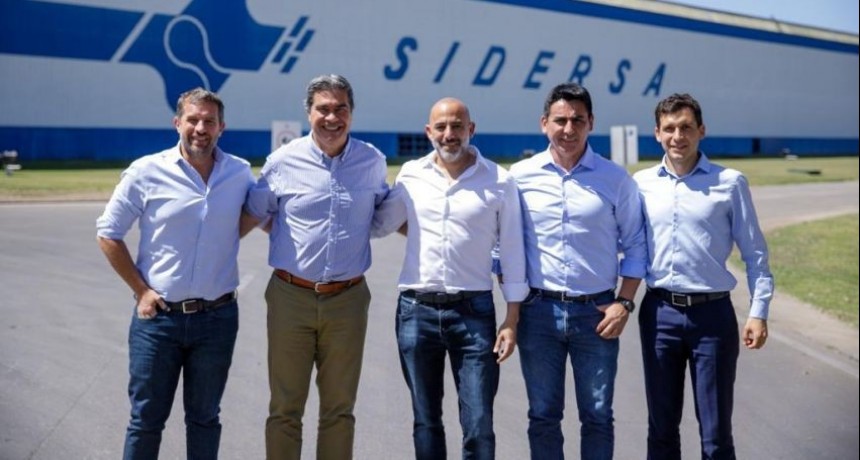 Chaco: Capitanich recorrió la planta metalúrgica SIDERSA, que analiza inversiones en la Provincia