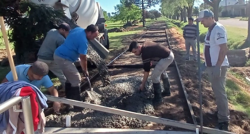 Lincoln: Comenzaron los trabajos para la construcción de un paseo recreativo