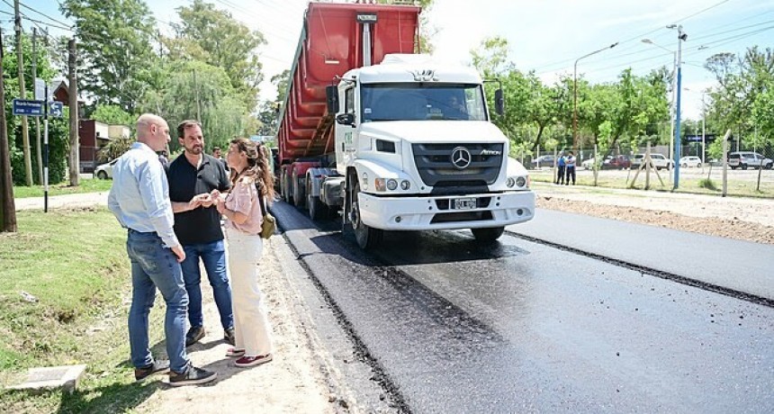 Escobar: Sujarchuk supervisó la obra de puesta en valor integral de la Ruta 26