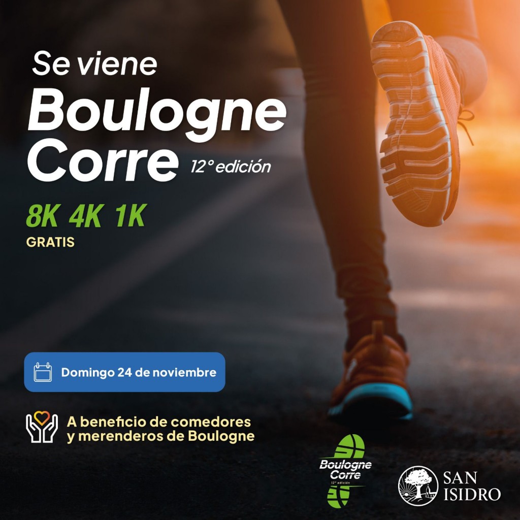 San Isidro: Se realizará la 12° Edición de Boulogne Corre 