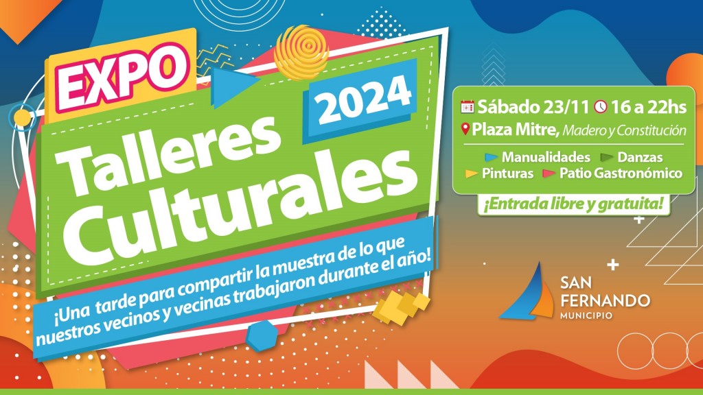 San Fernando: Este sábado regresa la “Expo Talleres Culturales” al distrito