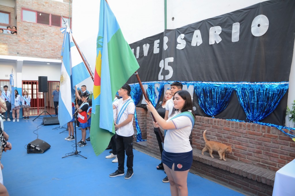 Pte. Perón: Cantero participó del 25° Aniversario del Instituto Secundario “Quinquela Martín” 