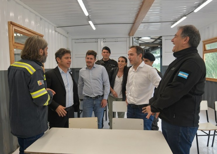 Kicillof inauguró un nuevo destacamento policial en Campana