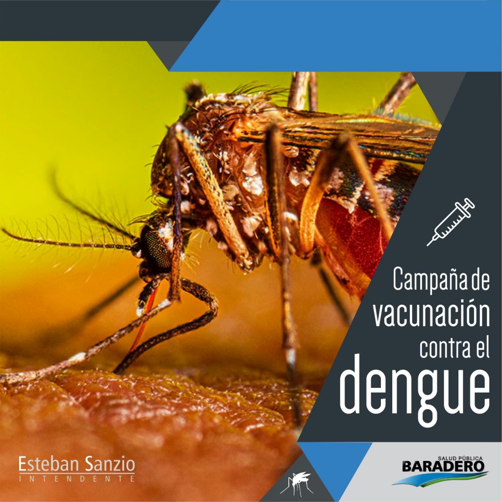 Baradero: Comenzó la Campaña de Vacunación contra el Dengue