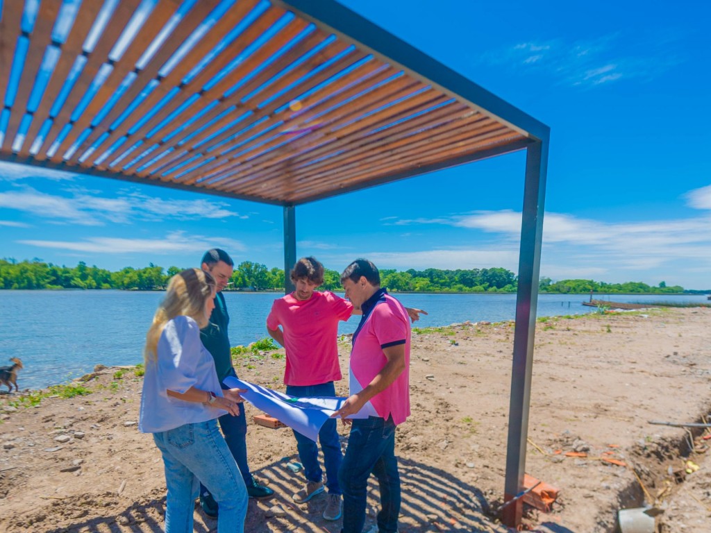 San Fernando: Andreotti recorrió las obras de ampliación del Polideportivo N°3 