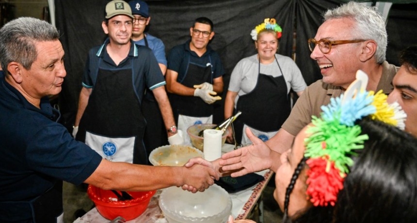 Tigre: El Municipio acompañó la tallarinada anual de la Comunidad Guía N°11 de San Marcelo en Don Torcuato