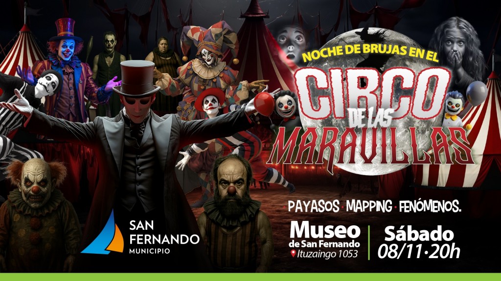 San Fernando: Un espectáculo de terror se presentará este sábado en el Museo Municipal