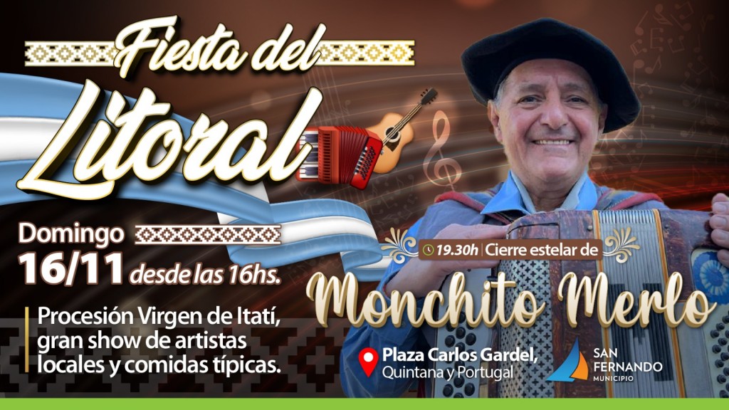 San Fernando: El Municipio recibe una nueva edición de la Fiesta del Litoral  