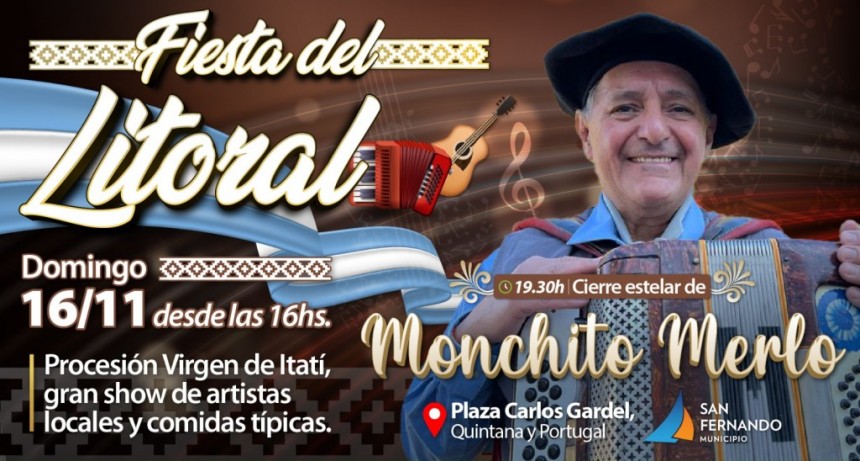 San Fernando: El Municipio recibe una nueva edición de la Fiesta del Litoral  