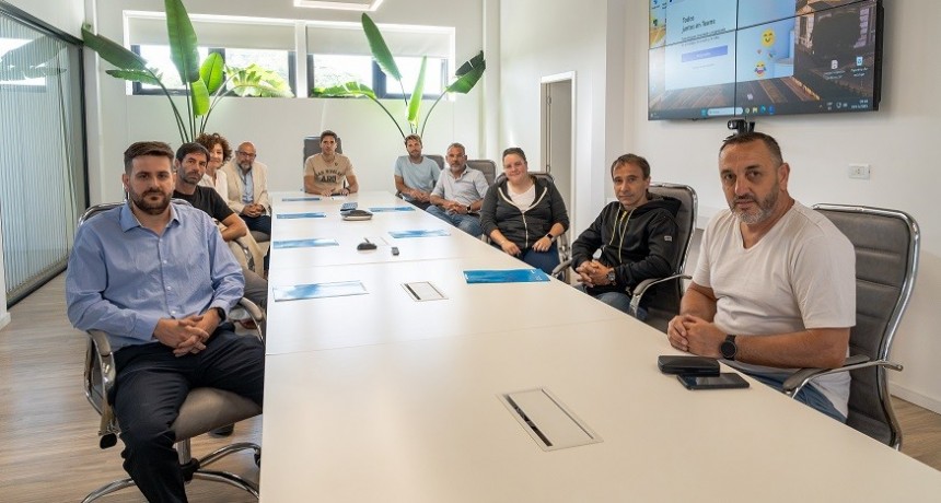 San Nicolás: Passaglia se reunió con presidentes de clubes de la ciudad