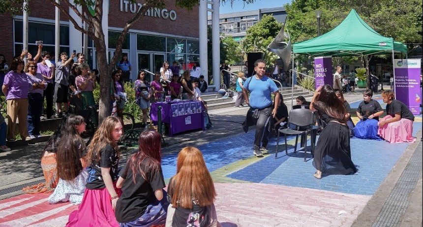 Ituzaingó: El Municipio se viste de violeta por el Día de la Eliminación de la Violencia contra las Mujeres