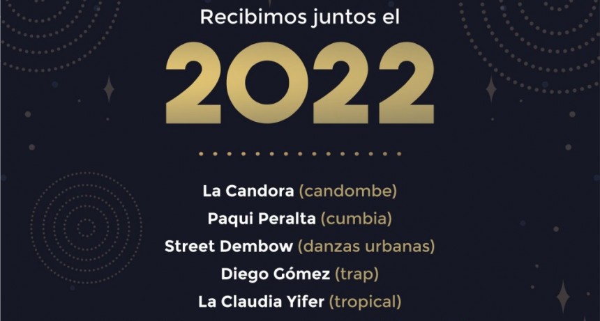 Azul: La Municipalidad recibirá el 2022 con variados espectáculos