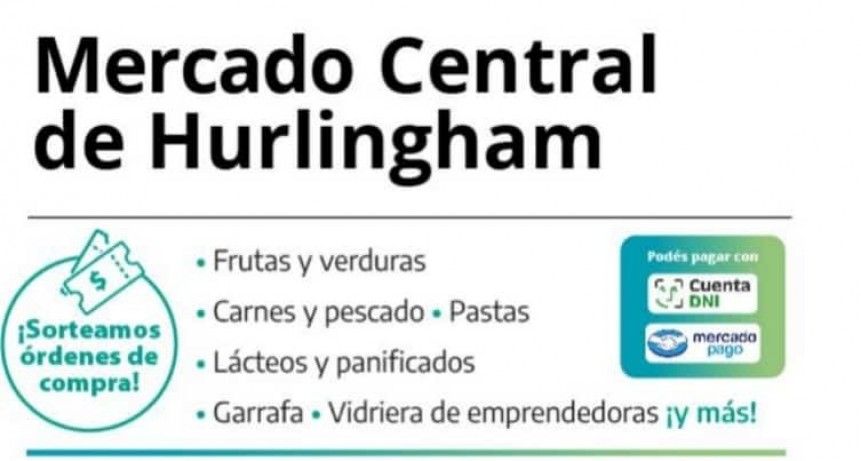 Hurlingham: El Municipio invita a una nueva edición del Mercado Central en el distrito