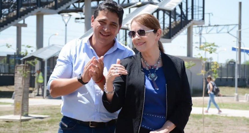 Pte. Perón: Cantero y Marinucci inauguraron la nueva estación ferroviaria de Guernica 