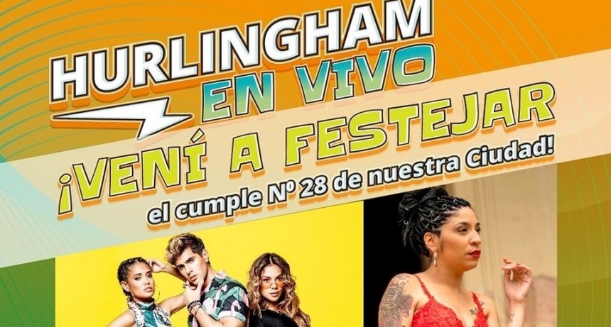 Hurlingham celebra su 28° aniversario con espectáculos gratuitos