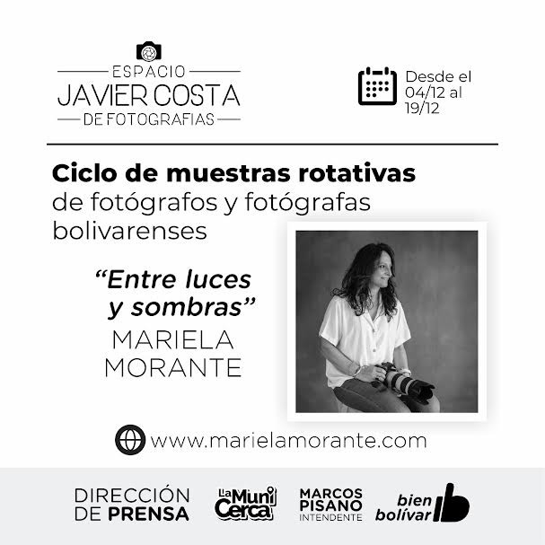 Bolívar: Mariel Morante expone “Entre Luces y Sombras” en el espacio Javier Costa 