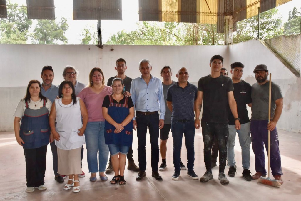 Berisso: Comenzaron las obras de restauración del Gimnasio de la E.P. N°17
