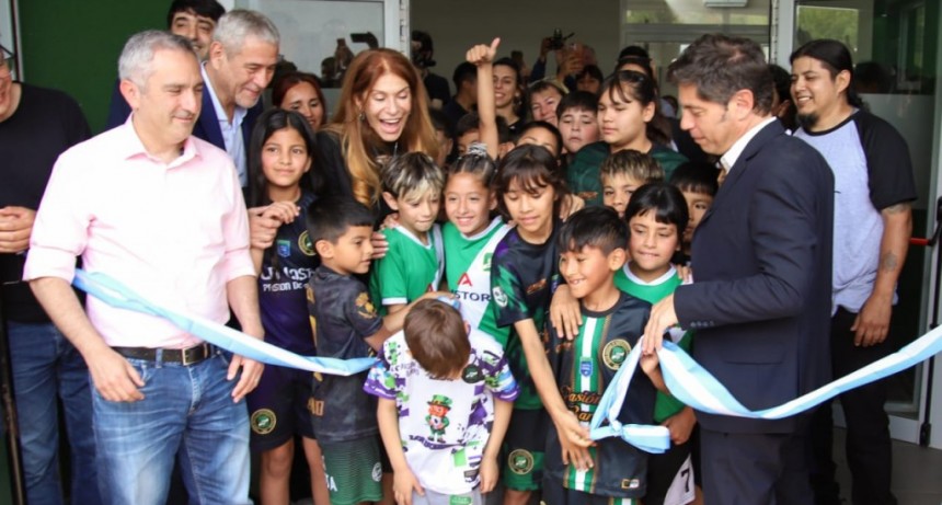 Avellaneda: Ferraresi y Kicillof inauguraron obras en el distrito
