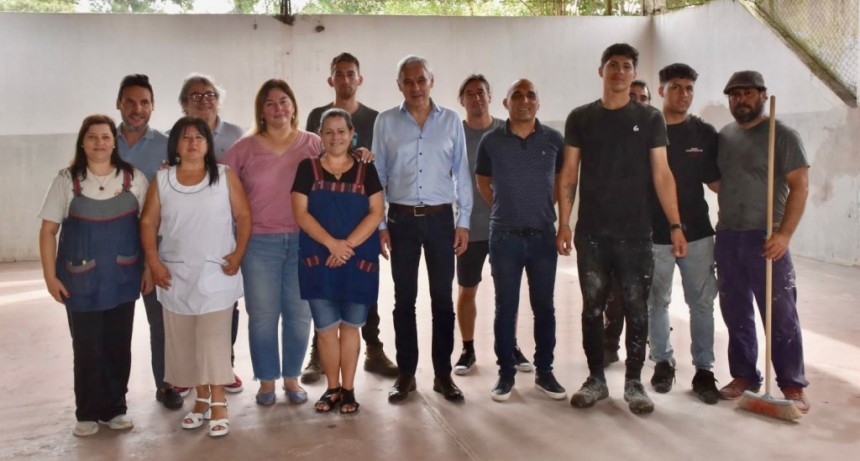 Berisso: Comenzaron las obras de restauración del Gimnasio de la E.P. N°17